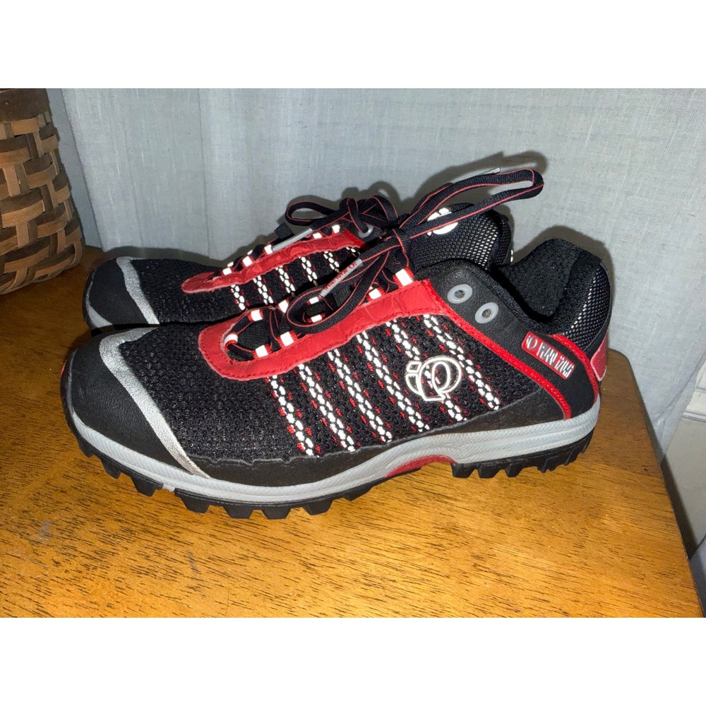 Pearl Izumi X-Alp Seek Mens Mountain Biking Shoes Black Red SPD Compatible 9